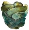 Green & grey snake vase - Daum